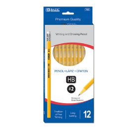 24 Bulk #2 Premium Yellow Pencil (12/pack)