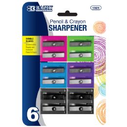 24 pieces Dual Blades Square Sharpener (6/pack) - Sharpeners
