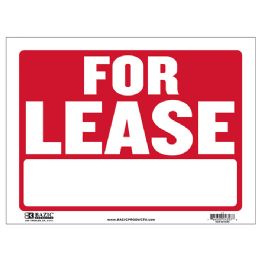 24 Wholesale 12" X 16" For Lease Sign