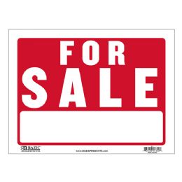 24 Wholesale 9" X 12" For Sale Sign