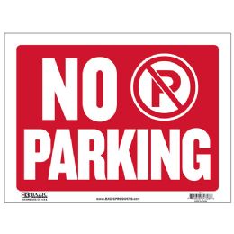 24 Bulk 9" X 12" No Parking Sign