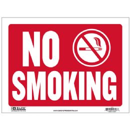 24 Wholesale 9" X 12" No Smoking Sign
