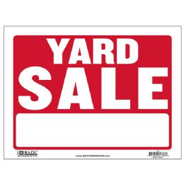 24 Wholesale 9" X 12" Yard Sale Sign
