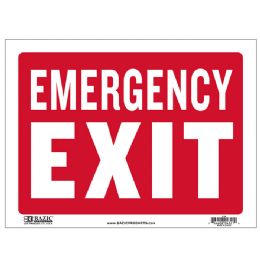 24 pieces 9" X 12" Emergency Exit Sign - Sign