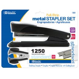 12 pieces Metal Full Strip Stapler Set - Staples & Staplers
