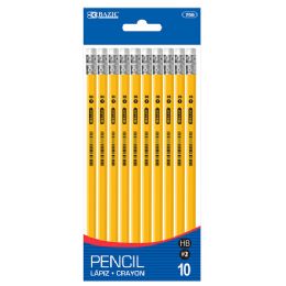 48 Bulk #2 Premium Yellow Pencil (10/pack)