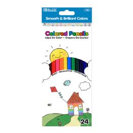 12 Bulk 24 Colored Pencils