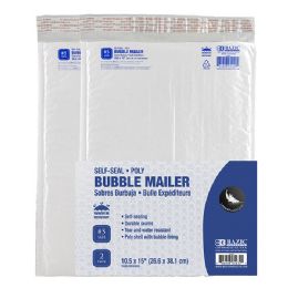 24 pieces 10.5" X 15" (#5) Poly Bubble Mailer (2/pack) - Envelopes