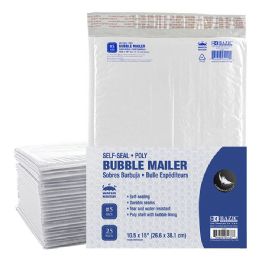 4 pieces 10.5" X 15" (#5) Poly Bubble Mailer (25/pack) - Envelopes