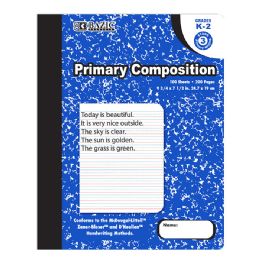 48 Pieces 100 Ct. Primary Marble Composition Book - Note Books & Writing Pads