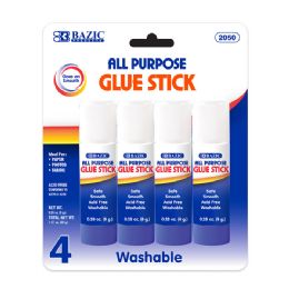 24 Wholesale 0.28 Oz (8g) Premium Glue Stick (4/pack)