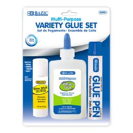 24 pieces Assorted Glue Sets (3/pack) - Glue