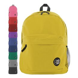 40 Wholesale 17" Classic Backpack (10 Assorted Colors)