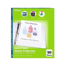10 pieces Standard Weight Top Loading Sheet Protectors (100/box) - Clipboards and Binders