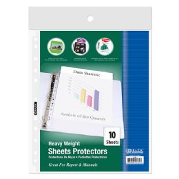 24 Wholesale Heavy Weight Top Loading Sheet Protectors (10/pack)