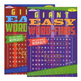 48 pieces Kappa Giant Easy Word Finds - Crosswords, Dictionaries, Puzzle books