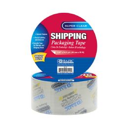 36 Wholesale 1.88" X 54.6 Yards Super Clear Heavy Duty Shipping Packaging Tape