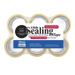 6 Bulk 1.88" X 54.6 Yards Clear Packing Tape (6/pack)