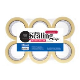 6 Wholesale 1.88" X 109.3 Yards Clear Packing Tape (6/pack)
