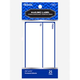 24 Wholesale Mailing Label (25/pack)