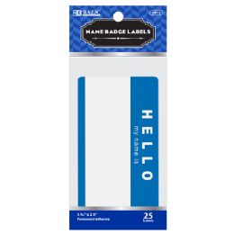 24 Wholesale "hello My Name Is" Name Badge Label (25/pack)