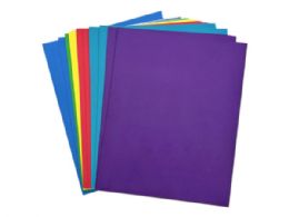 144 Bulk 2 Pocket Paper Portfolio In Assorted Colors