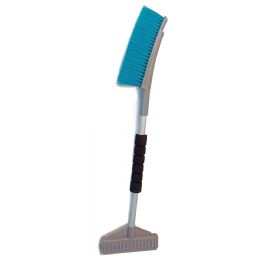 12 of Pride Snow Brush 22 Inch With Ice Scraper Assorted Colors