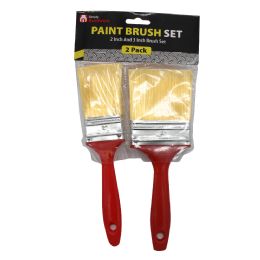 48 Pieces Simply Hardware Paint Brush Set 2 Inch And 3 Inch Assorted Sizes - Paint and Supplies