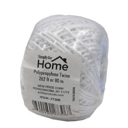 48 Pieces Simply Hardware Rope 80g Polypropylene Twine 80m - Rope and Twine