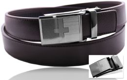 24 Wholesale Leather Belts For Men Color Brown