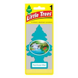 24 Pieces Little Tree Car Freshener 1 Count Rain Forest Mist - Air Fresheners