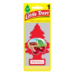 24 Pieces Little Tree Car Freshener 1 Count Wild Cherry - Air Fresheners