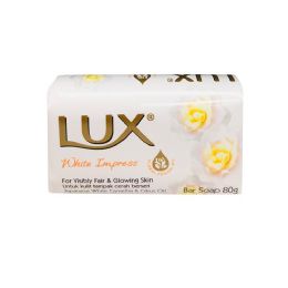 144 Wholesale Lux Bar Soap 85gm White Impress