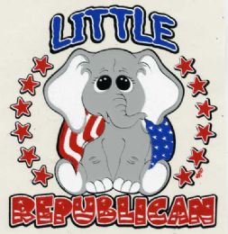 36 Pieces Baby Shirts Little Republican - Baby Apparel
