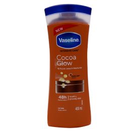 6 Wholesale Vaseline Body Lotion 400ml Cocoa Glow