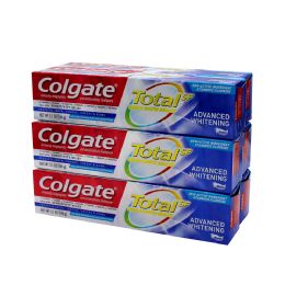 12 Wholesale Colgate Toothpaste 5.1z Total Advanced Whitening