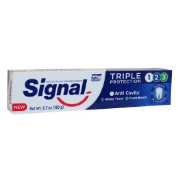 18 Wholesale Signal Toothpaste 180gm Triple Protection