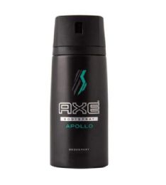 6 Bulk Axe Deodorant Spray 150ml Apollo