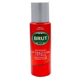 12 Wholesale Brut Deodorant Spray 200ml Attraction Total