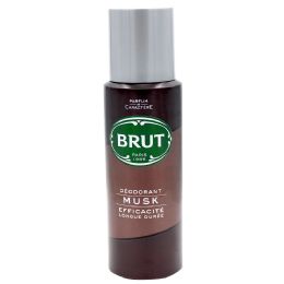 12 Wholesale Brut Deodorant Spray 200ml Musk