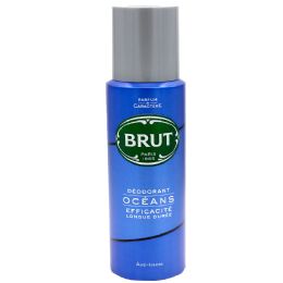 12 Bulk Brut Deodorant Spray 200ml Oceans