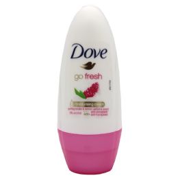 24 Bulk Dove Deodorant Roll On 50ml Pomegranate Lemon Scent