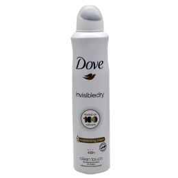 6 Bulk Dove Deodorant Spray 250ml Invisible Dry