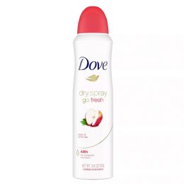 6 Wholesale Dove Deodorant Spray 250ml 8.4z Apple White Tea