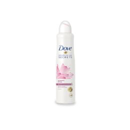 6 of Dove Deodorant Spray 250ml 8.45z Lotus Flower And Rice Water