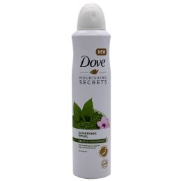 12 Bulk Dove Deodorant Spray 250ml Matcha