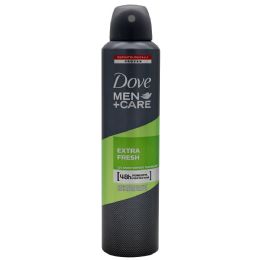 6 Bulk Dove Men Spray 250ml 8.4z Extra Fresh