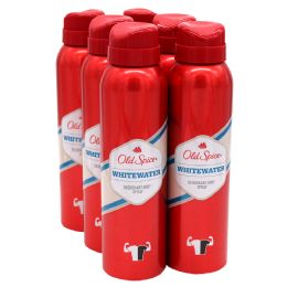 12 Wholesale Old Spice Deodorant Spray 150ml White Water