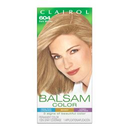 12 Bulk Clairol Balsam Hair Color 1ct Dark Blonde Number 604