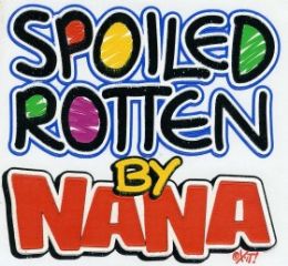 36 Pieces Baby Shirts "spoiled Rotten By Nana" - Baby Apparel